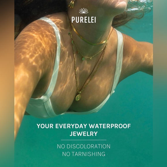 Purelei Kalea Rose Gold Necklace - Picture 10 of 12